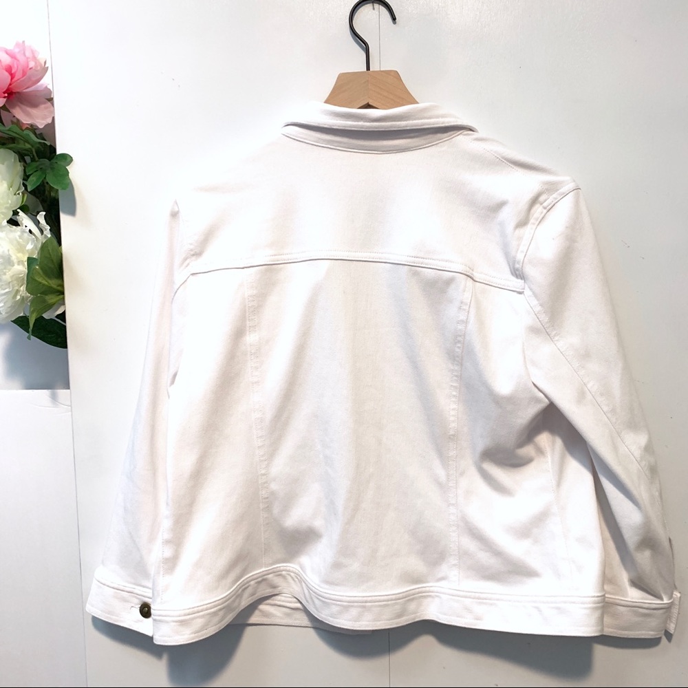 Ruby Rd. White Jean Jacket - image 5